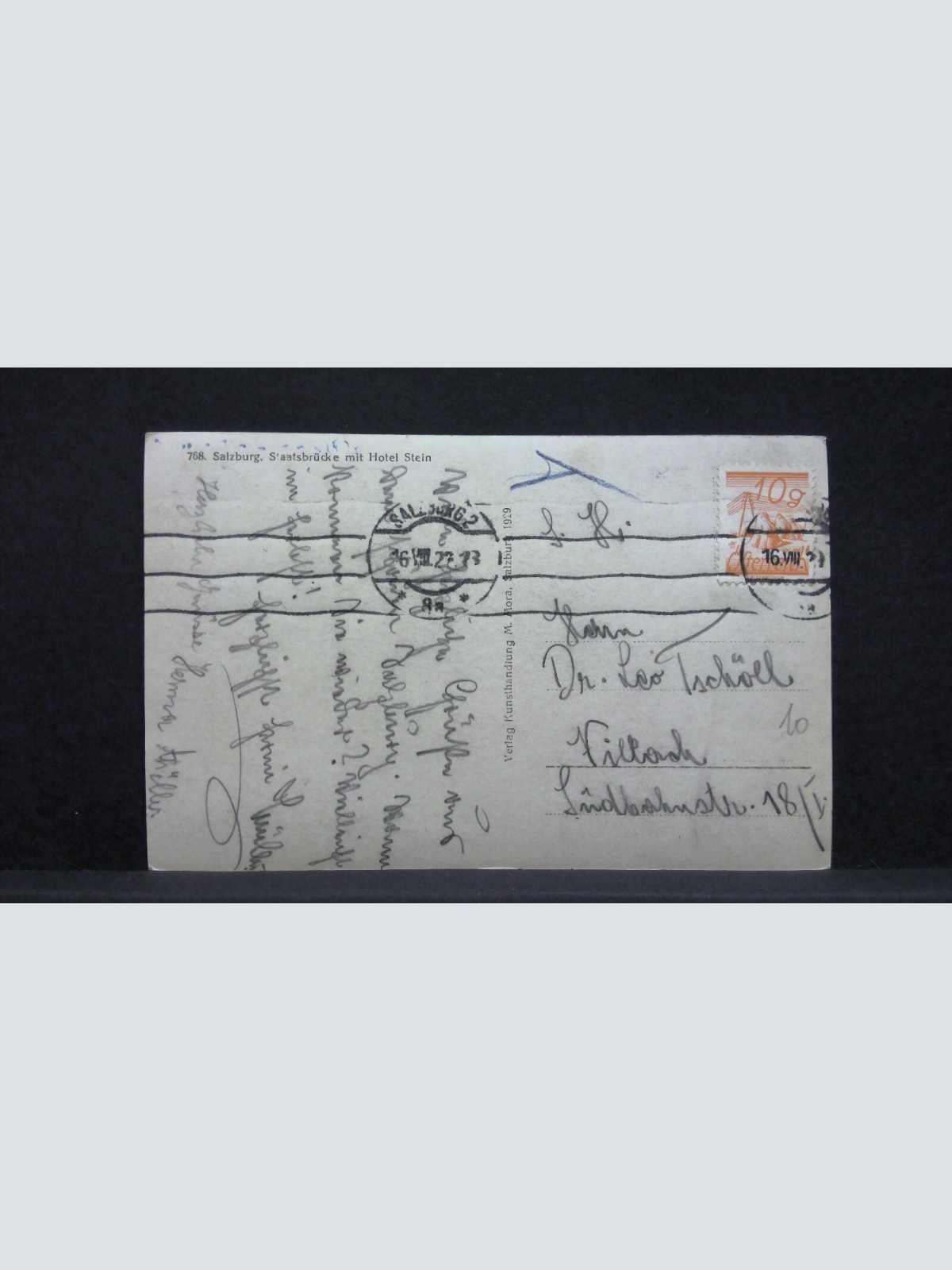 Salzburg Staatsbrücke mit Hotel Stein Salzach JW74135