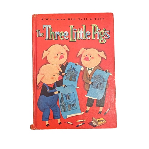 4305 Elizabeth Ross THE THREE LITTLE PIGS (A WHITMAN BIG TELL-A-TALE)
