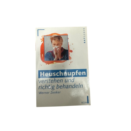 1635 Werner Zenker HEUSCHNUPFEN VERSTEHEN UND RICHTIG BEHANDELN.