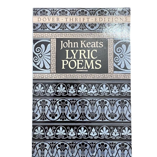 2642 John Keats LYRIC POEMS UNABRIDGED Dover Publications