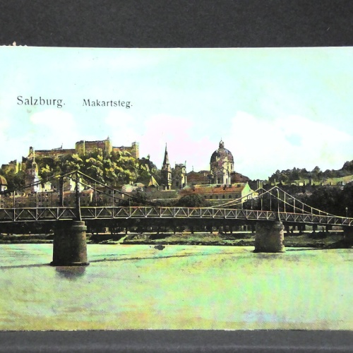 Salzburg Markartsteg Salzach JW165848