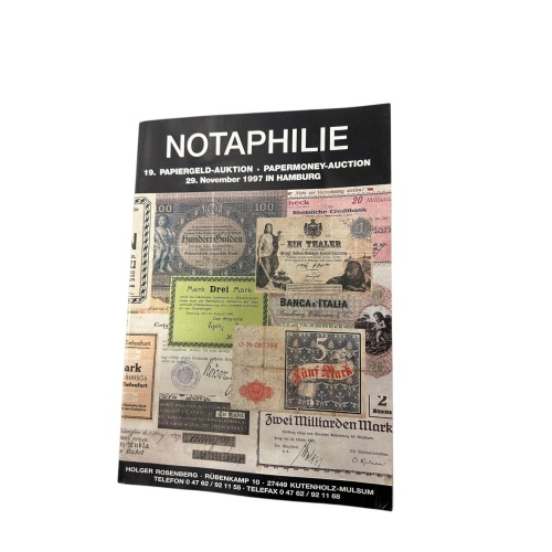 9442 AUKTIONSKATALOG. NOTAPHILIE. 19. PAPIERGELD-AUKTION 29. NOVEMBER 1997