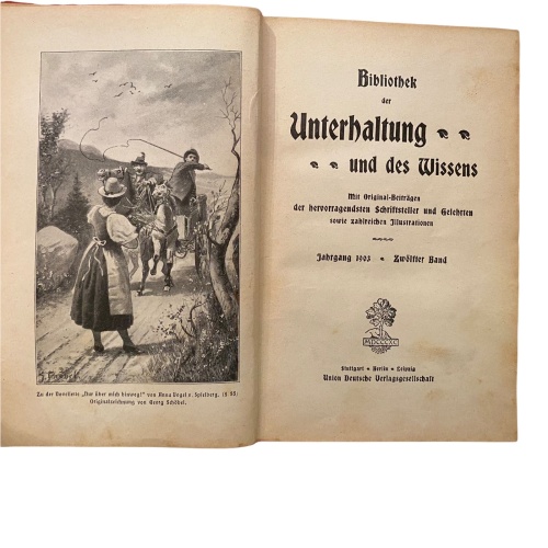1446 2 x BIBLIOTHEK DER UNTERHALTUNG UND DES WISSENS Band 7 + 12 HC