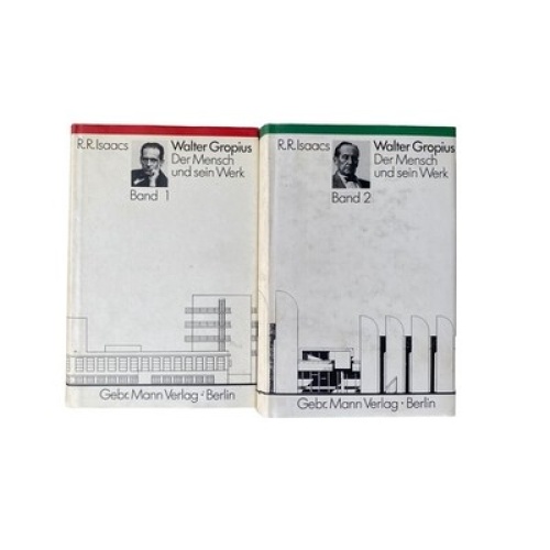 2739 Isaacs WALTER GROPIUS BAND 1 UND BAND 2 HC +Abb 2 Bde