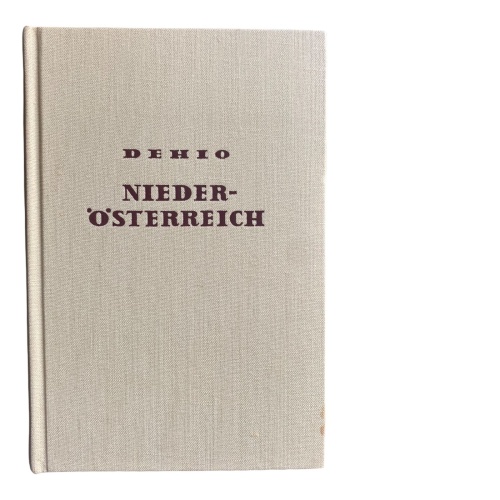 773 Richard Kurt Donin DIE KUNSTDENKMÄLER- NIEDERÖSTERREICH HC +Abb
