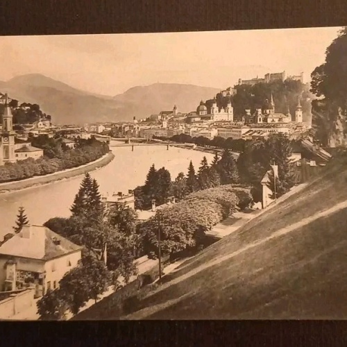 Salzburg Altstadt Mit Salzach 600377A gr K