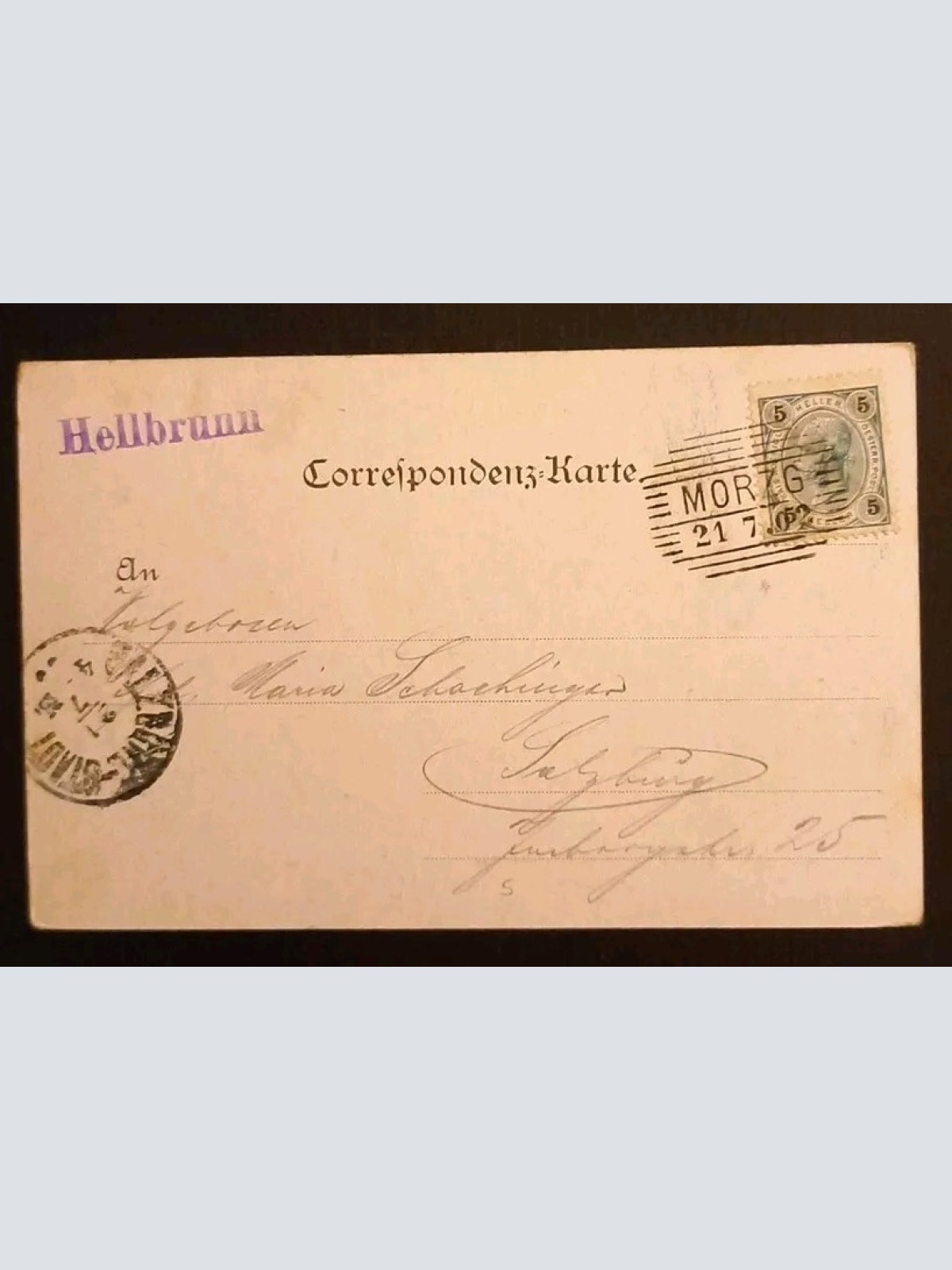 Salzburg Hellbrunn Monatschlösschen 600340A gr K