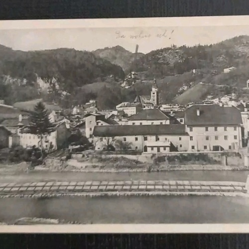Salzburg Hallein Stadtbrücke 600328A gr K