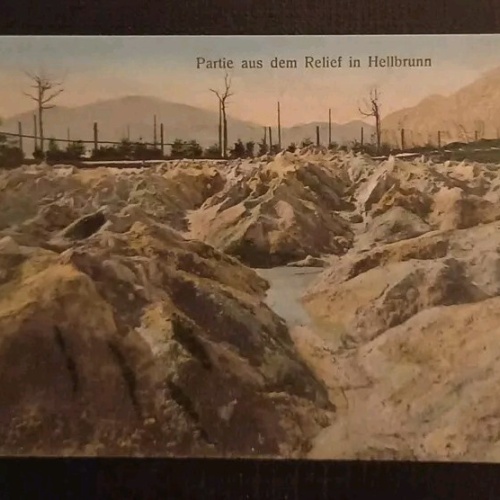 Salzburg Partie Aus Dem Relief In Hellbrunn 165910 gr K