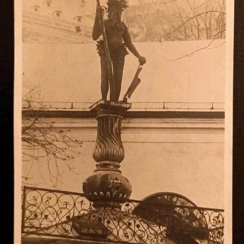 Salzburg Der Wilde Mann Am Fischbrunnen 165894 gr K