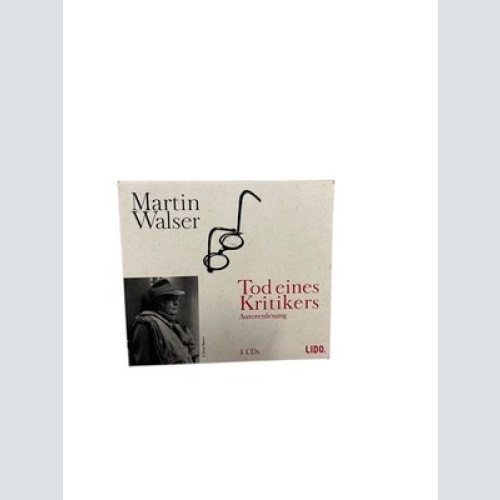 Tod eines Kritikers Autorenlesung Walser, Martin: