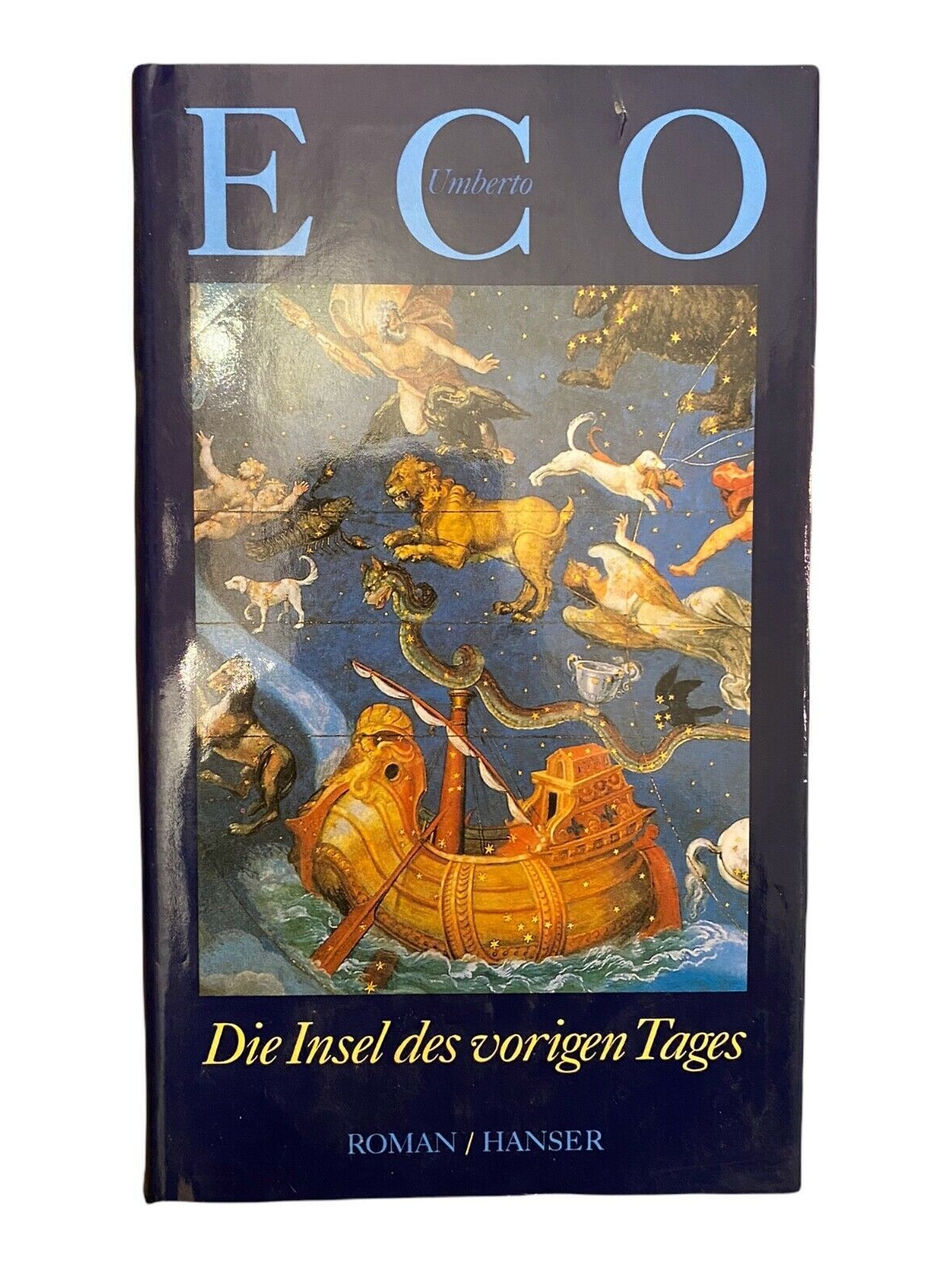 957 Umberto Eco DIE INSEL DES VORIGEN TAGES HC ABENTEUER ROMAN