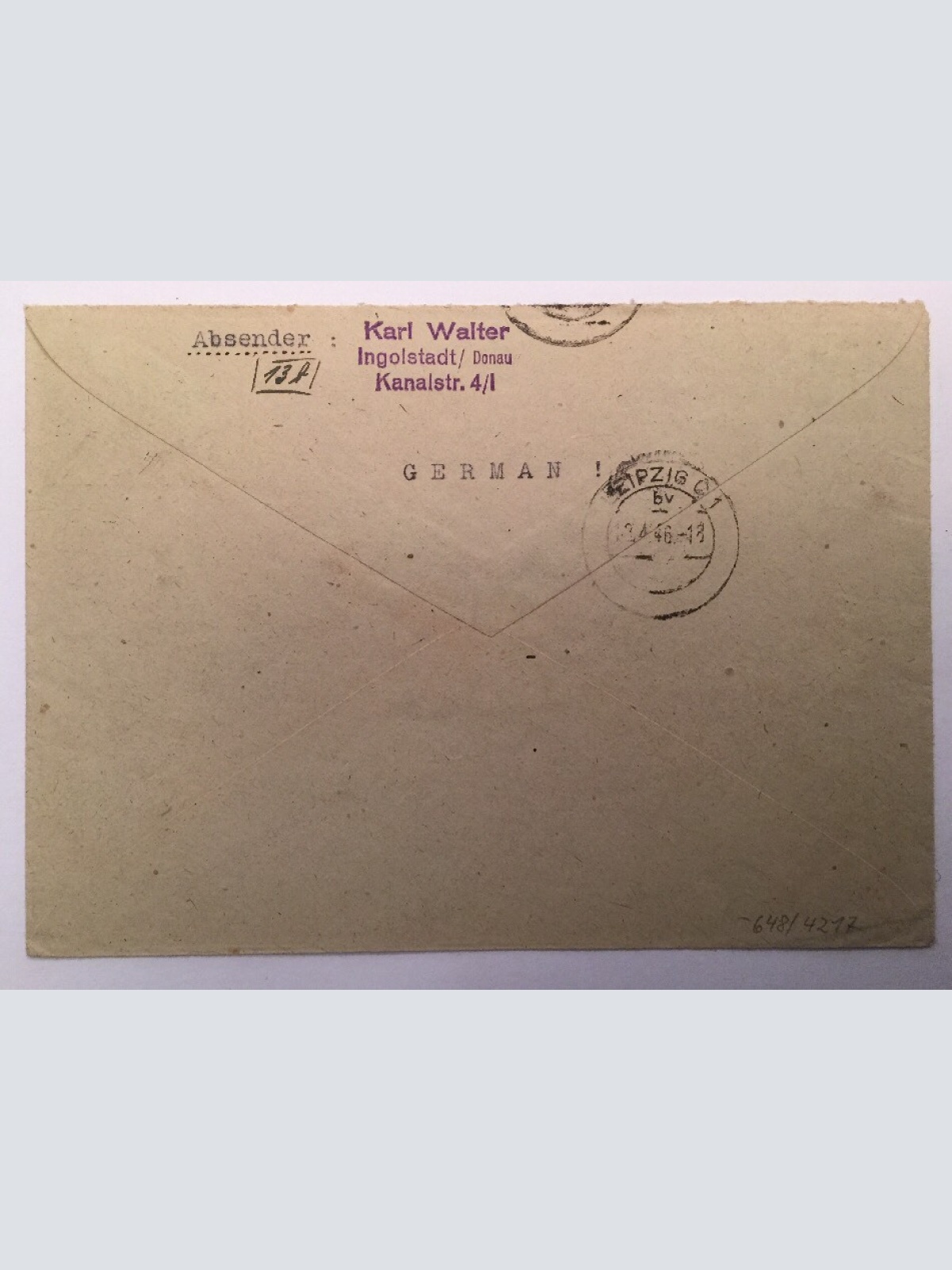 Deutsche Post Reco Ingolstadt    B14241