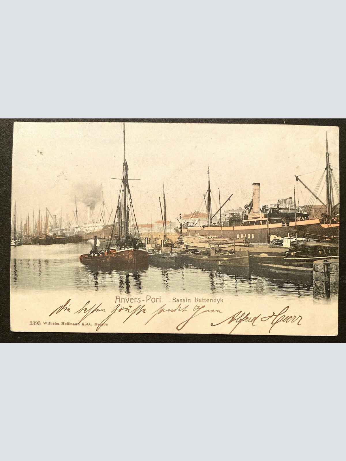 Anvers Port Bassin Kattendyk Hafen Schiffe 80245