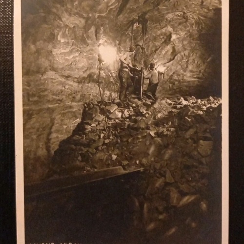 Salzabbau Höhle Zwei Männer Gr