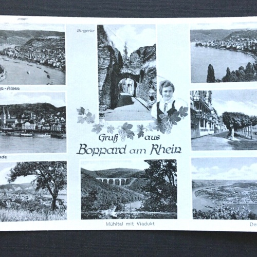 Gruß aus Boppard Rhein Stadt Collage Fluss RheinlandPfalz Deutschland 4006501 TH
