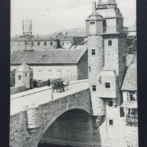 Bad Kreuznach Neue Brücke Stadt Kutsche Rheinland-Pfalz Deutschland 4006511 TH