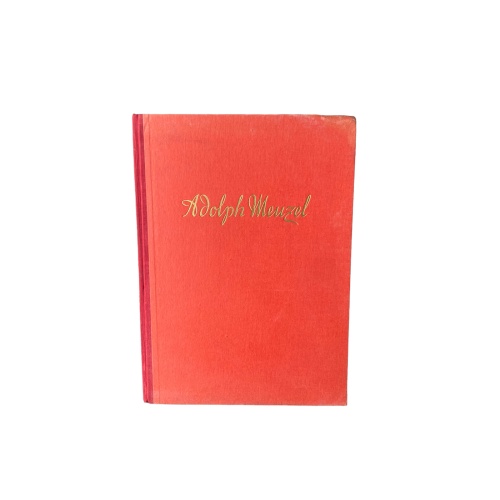 4495 Emil Waldmann DER MALER ADOLPH MENZEL. HC +Abb Verlag Anton Schroll