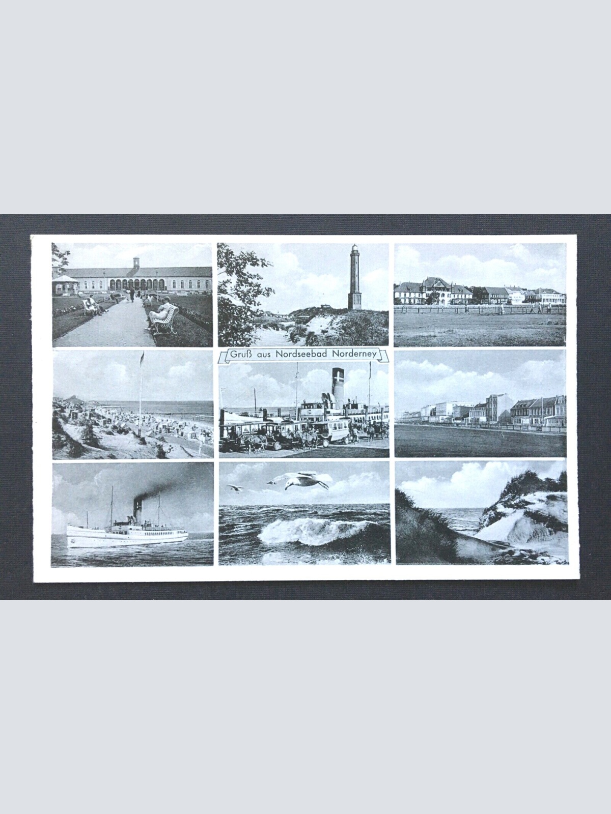 Gruß a. Nordseebad Norderney Collage Schiff Niedersachsen Deutschland 4006661 TH