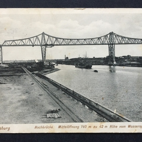 Rendsburg Hochbrücke Mittelöffn. Schiff Schleswig-Holstein Deutschland 4006631TH