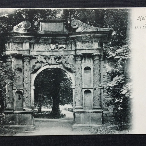 Heidelberg Schloss Elisabethenthor Park Baden-Württemberg Deutschland 401247 THA