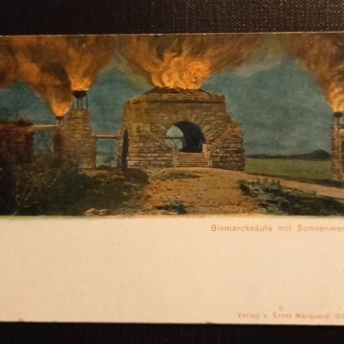 Göttingen Bismarcksäule Mit Sonnenwendfeuern 084 Ga E