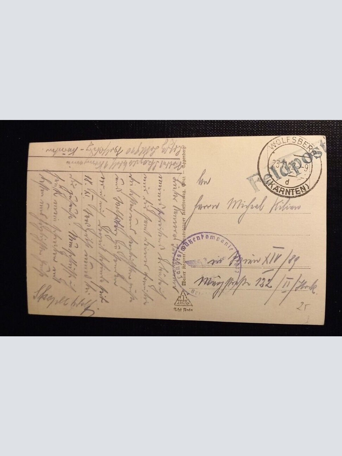 Wolfsberg Mit Koralpe Kärnten 116 Ga E