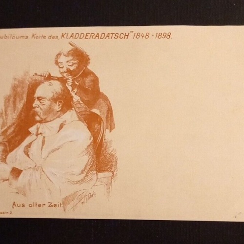 Jubiläums Karte Des Kladderadatsch Bismarck 650114 Ga E