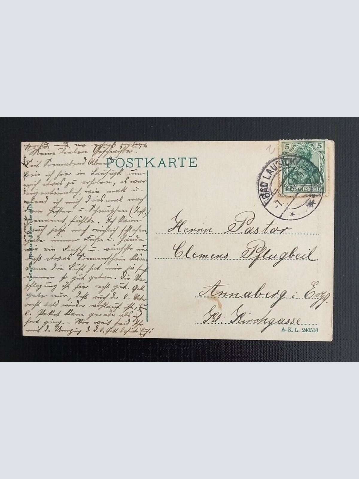 Ansichtskarte Sachsen  Bad Lausick Kirchplatz 410418 Ga B