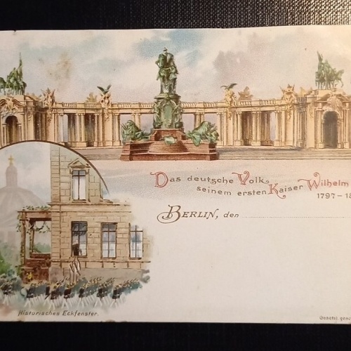 Kaiser Wilhelm Der I Berlin 061 Ga B