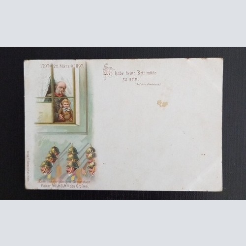 Zum Hundertjährigen Geburtstage Kaiser Wilhelm Des Großen 67394 Ga E