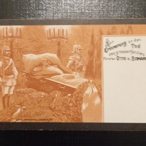 Zur Erinnerung an den Tod des großen Kanzlers Fürsten Otto v.Bismarck 0129 Ga E