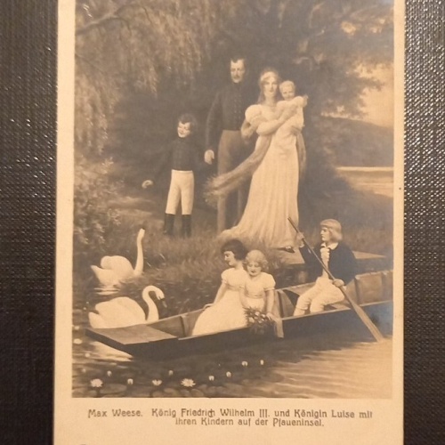 Max Weese König Friedrich Wilhelm III U.Königin Luise m.Kindern 0134 Ga E
