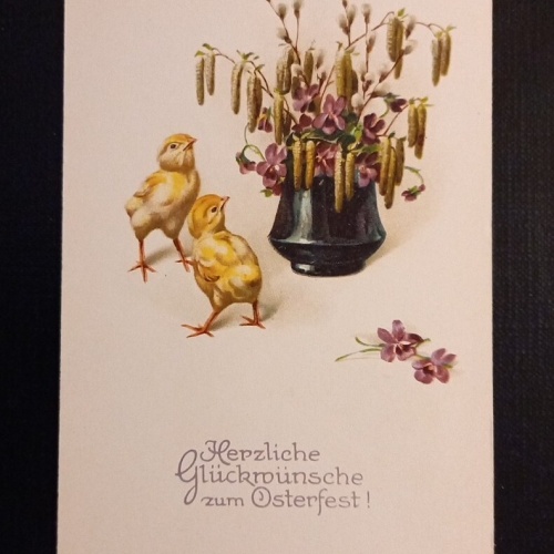 Herzliche Glückwünsche Zum Osterfest Kücken 431 Ga E