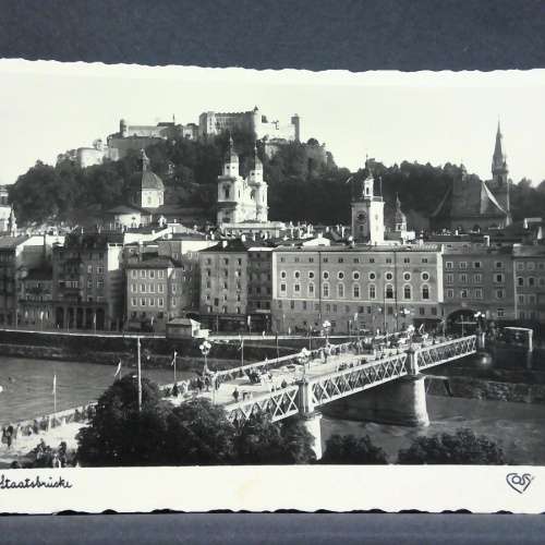 Salzburg Staatsbrücke Salzach Festung JW 165570