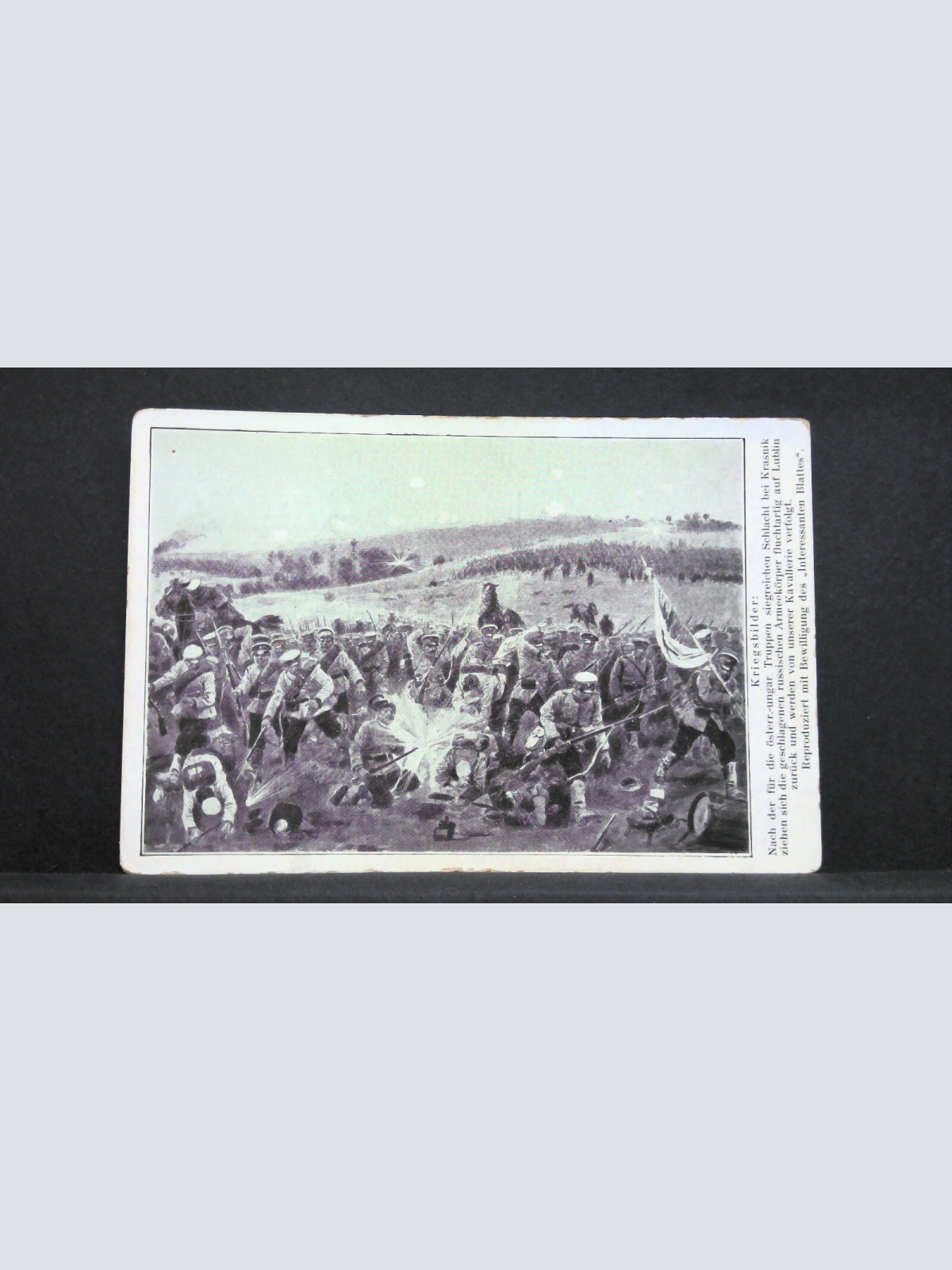 Kriegsbilder Schlacht bei Krasnik Österreichische Armee JW 165473