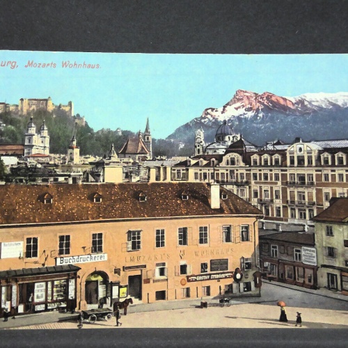 Salzburg Mozarts Wohnhaus Festung Berge JW 165744