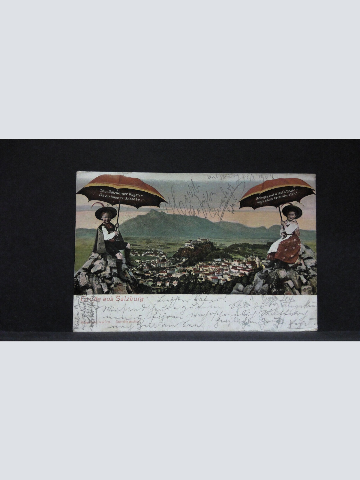 Grüße aus Salzburg Kinder Regenschirme JW 4351