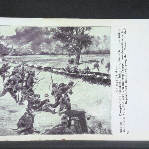 Kriegsbilder Russische Kampfweise Österreichische Armee JW 165480
