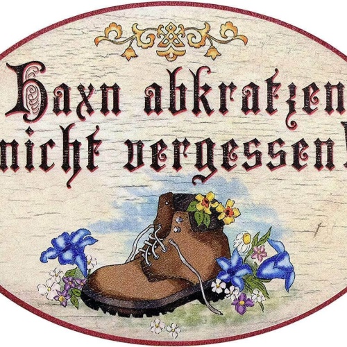 Nostalgie nostalgie retro spruch dialekt türschild antik birkensperrholz oval