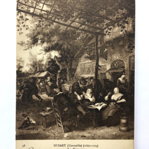 La Kermesse (C. Dusart) - Künstlerkarte 40208 TH