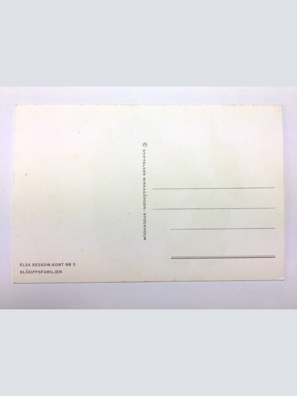 Blasippsfamiljen (E. Belskow) - Pflanzen/Blumen-Familie - Künstlerkarte 40203 TH