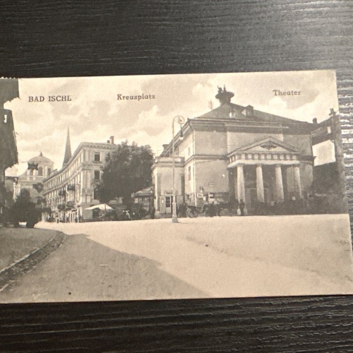 Ansichtskarte Bad Ischl Kreuzplatz Theater 6345891 J