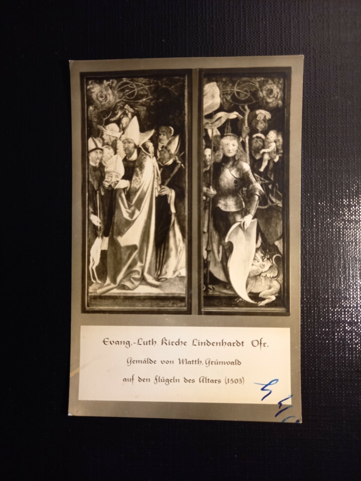Gemälde von Matthias.Grünwald auf den Flügeln des Altars 402799 gr C