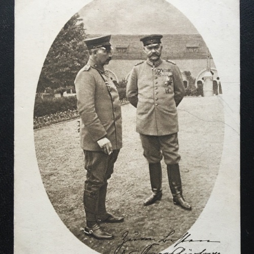 Kaiser Wilhelm II. & v. Hindenburg - Posen Soldaten Militär Krieg 400607 TH SH1