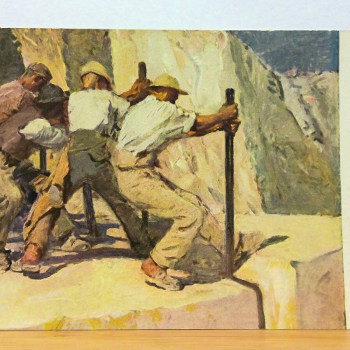 'Die Steinbrecher' Robert Sterl Museum Leipzig JWS 50137 E