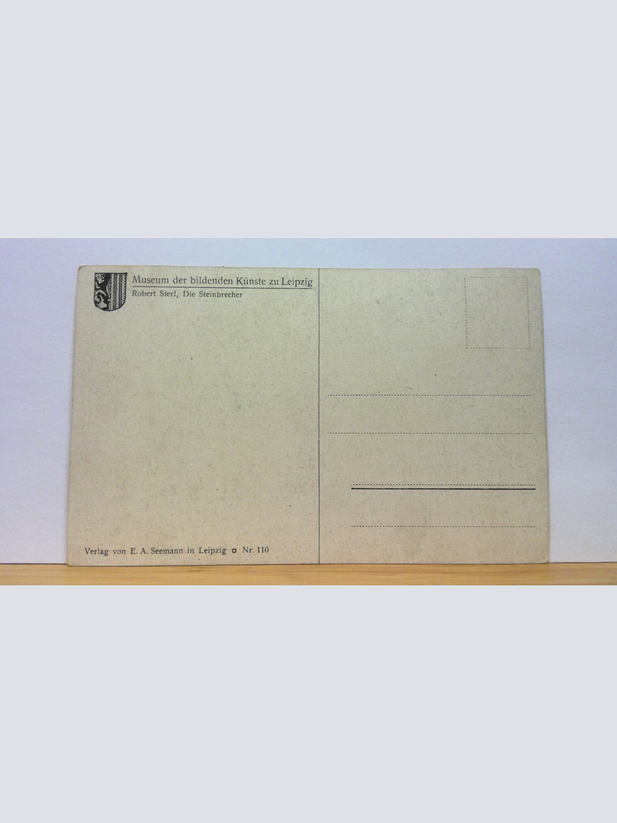 'Die Steinbrecher' Robert Sterl Museum Leipzig JWS 50137 E