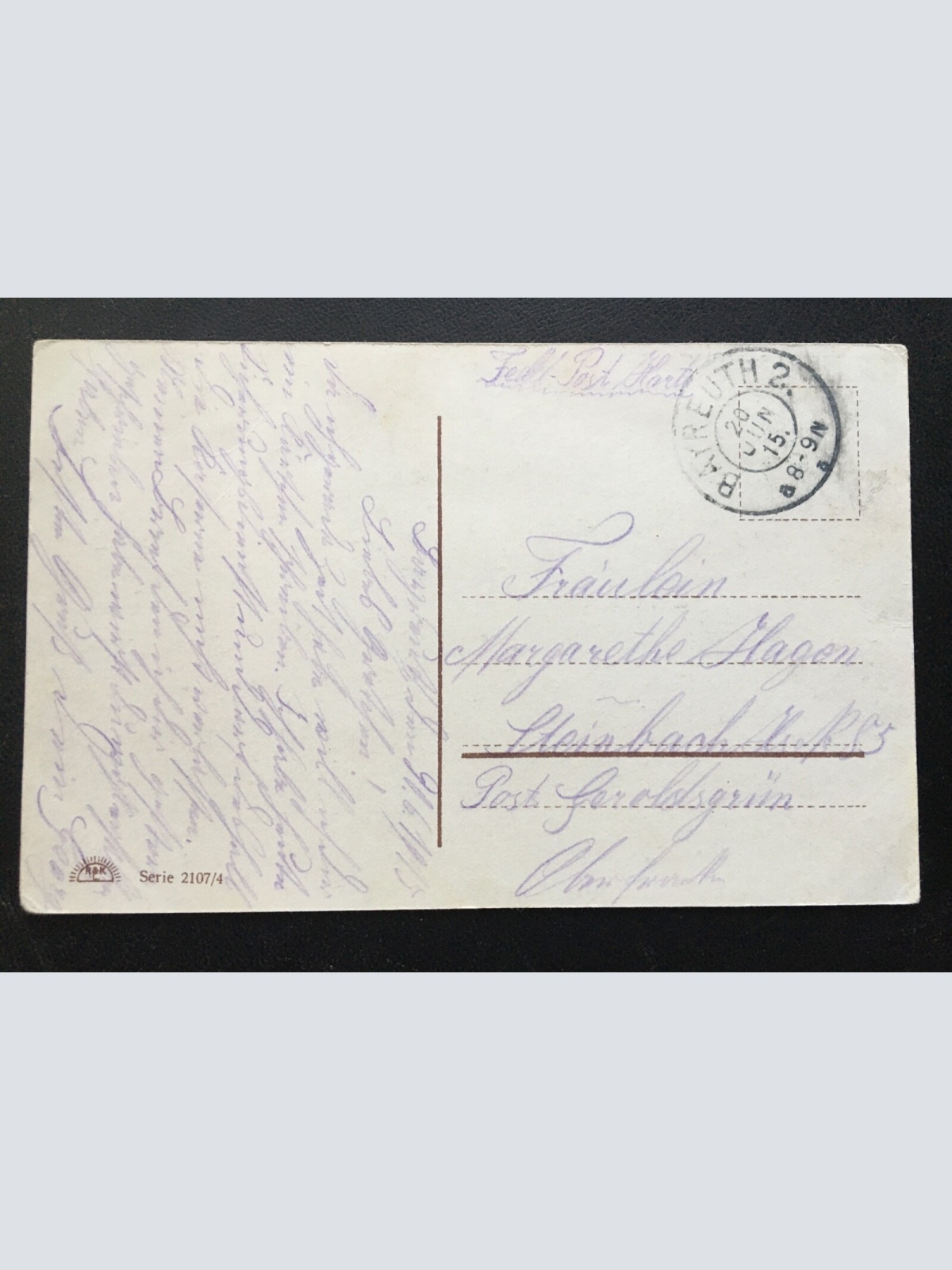 In finsterer Mitternacht - Soldat träumt von Frau - Militär Krieg 400644 TH