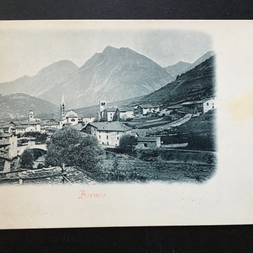 Bormio - Blick auf Ort - Lombardei Italien 400696 TH A