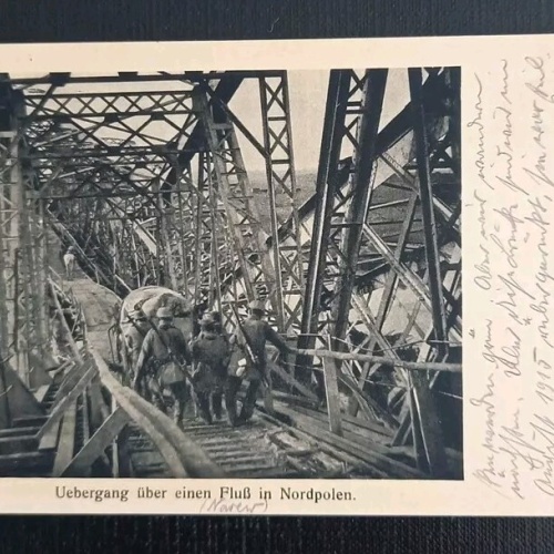 Übergang Über Einen Fluß In Nordpolen, Soldaten 410718 gr I